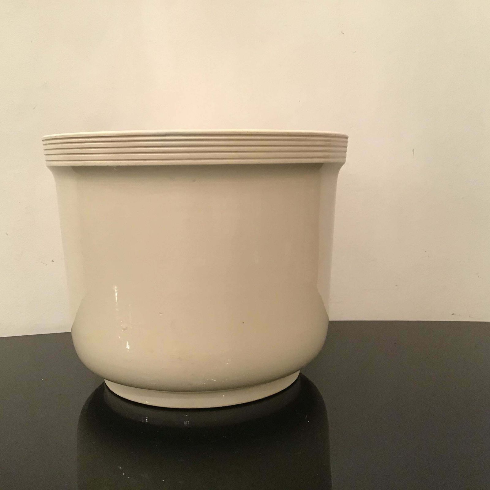 Richard Ginori Giovanni Gariboldi Vase Holder, 1950 Italy photo for sale