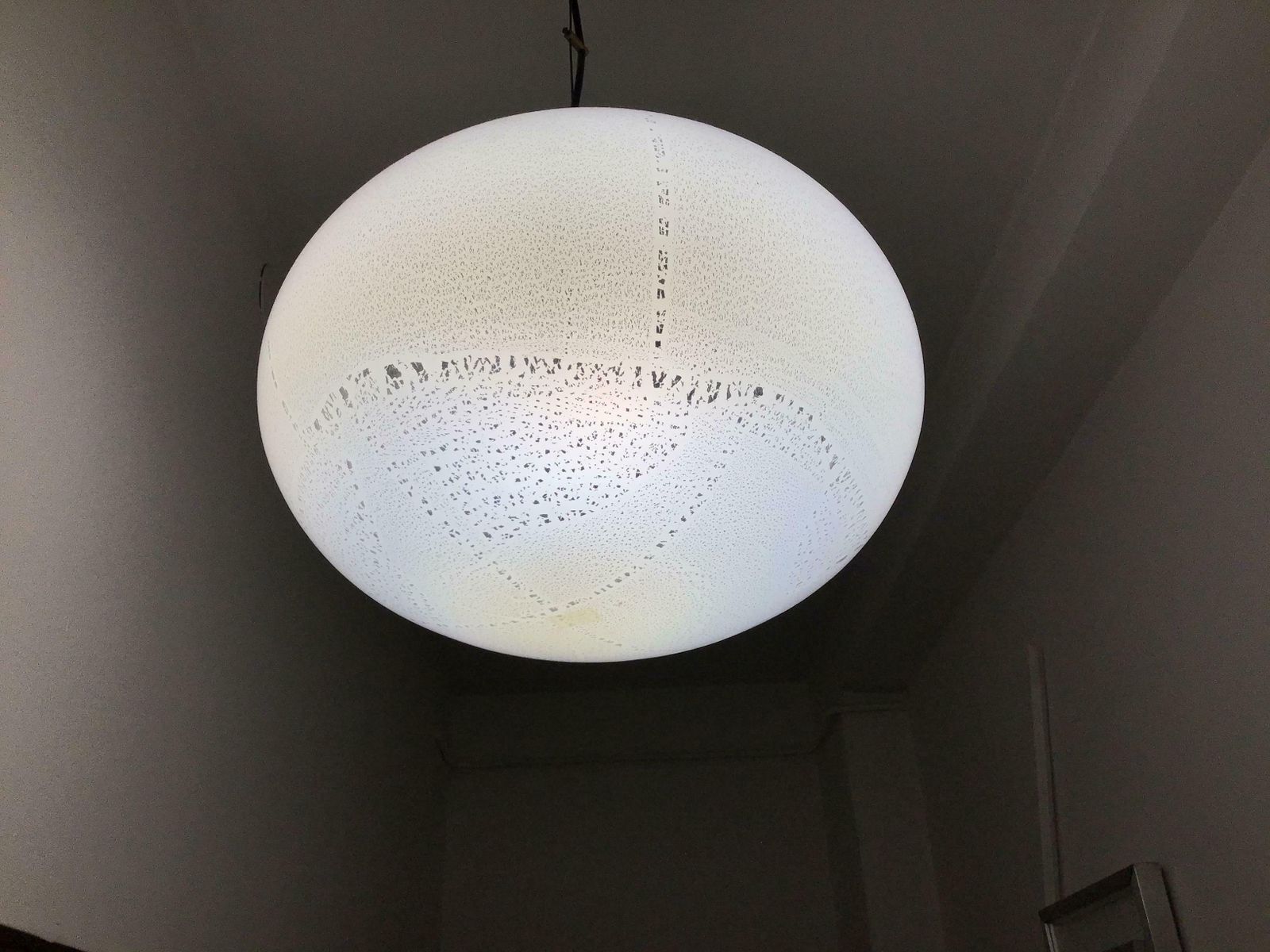 photo vintage Venini Chandelier 1960 Murano Glass Brass Italia