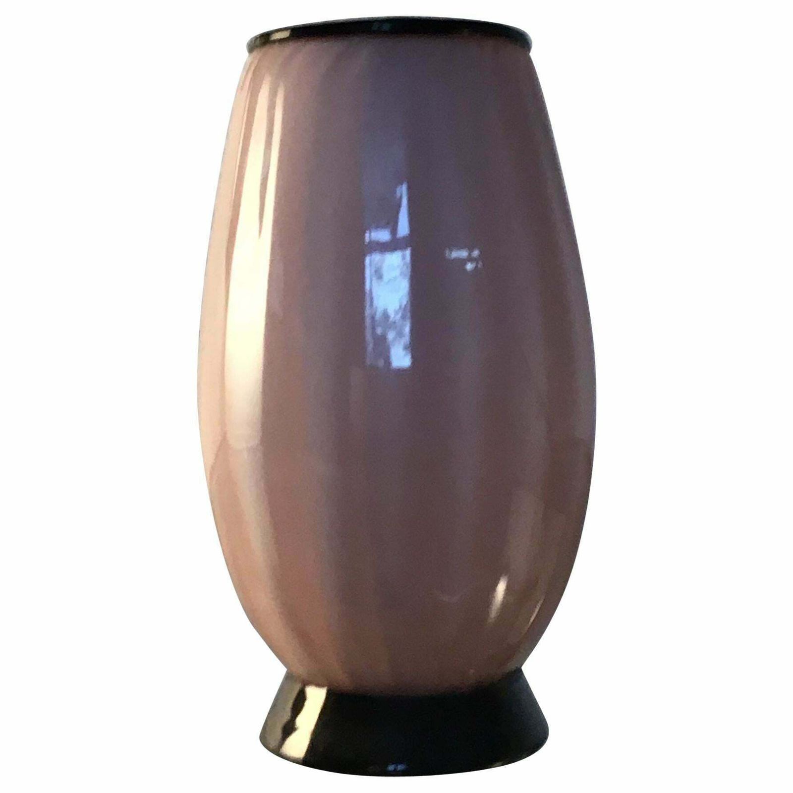 Venini Tommaso Buzzi Jacketed Glass Vase 1950 Italy
