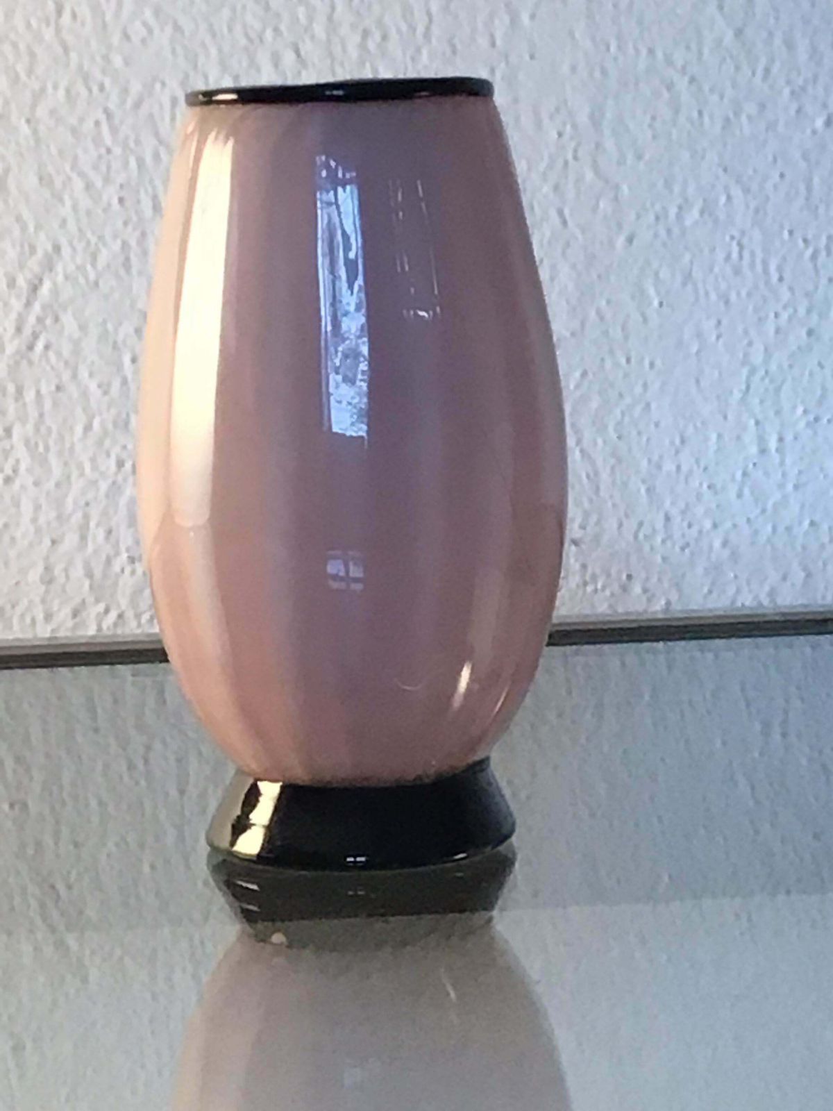Venini Tommaso Buzzi Jacketed Glass Vase 1950 Italy photo furniture