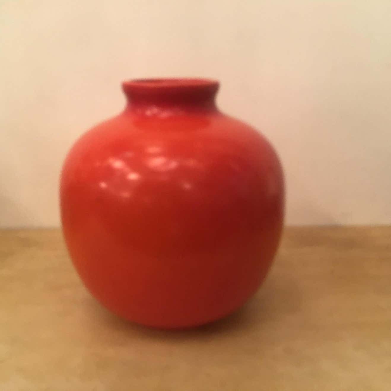 photo for sale Richard Ginori “Giovanni Gariboldi “ Vase Ceramic 1950 Italy