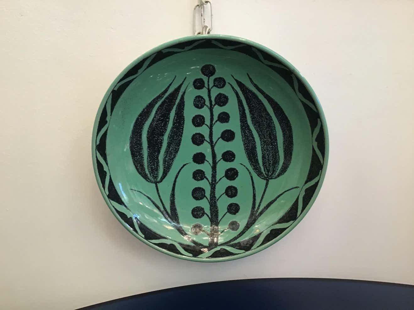 Zaccagnini Wall Plate/Centrepiece Ceramic, 1950, Italy photo for sale