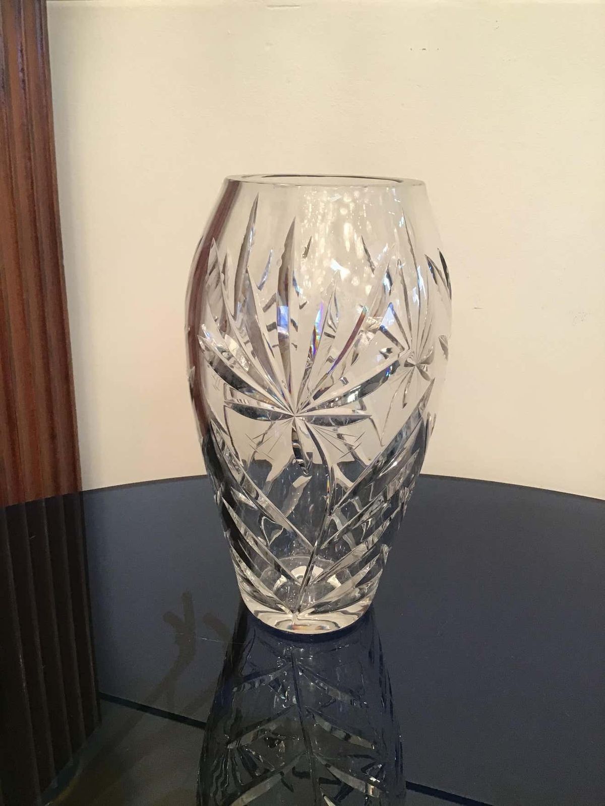 Boemia Vase Led Crystal 1940 Repubblica Ceca photo buy
