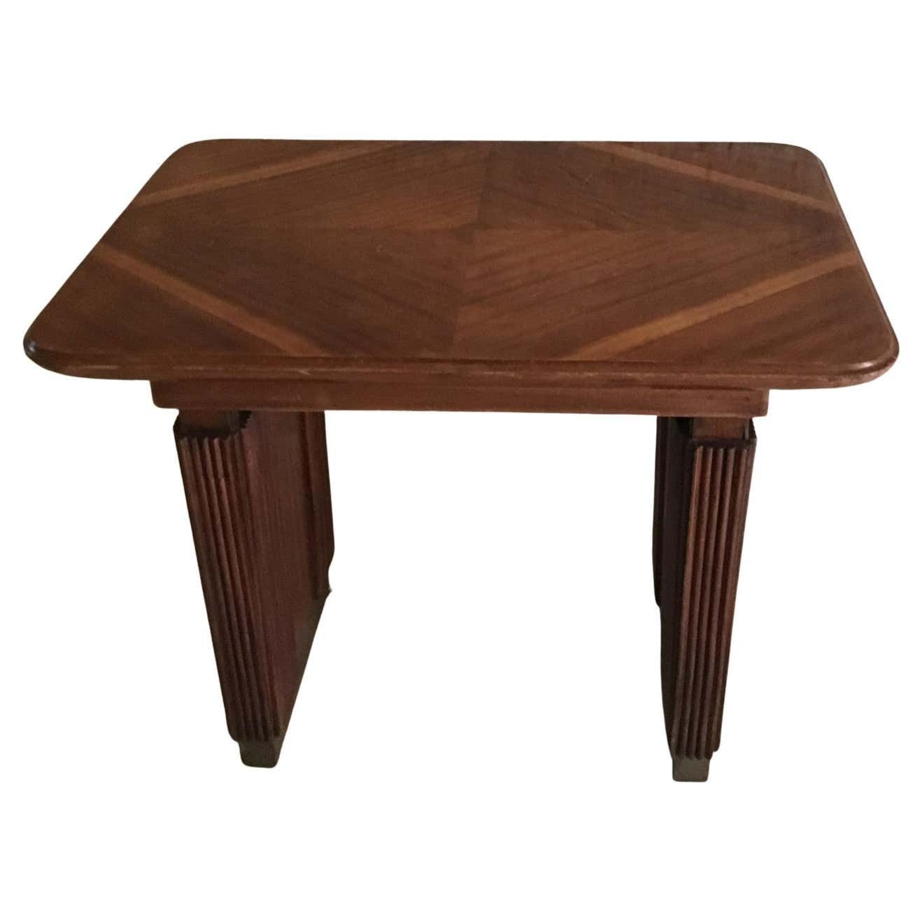 Osvaldo Borsani Coffee Table Brass Wood 1950 Italy