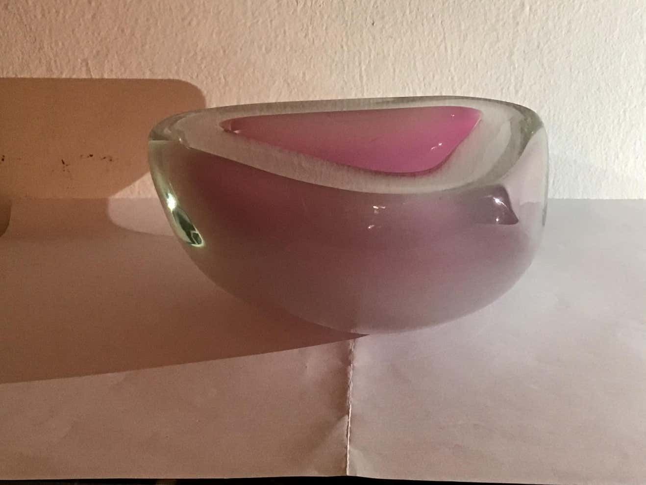 Seguso Ashtray Murano Glass, 1950, Italy photo 725.0