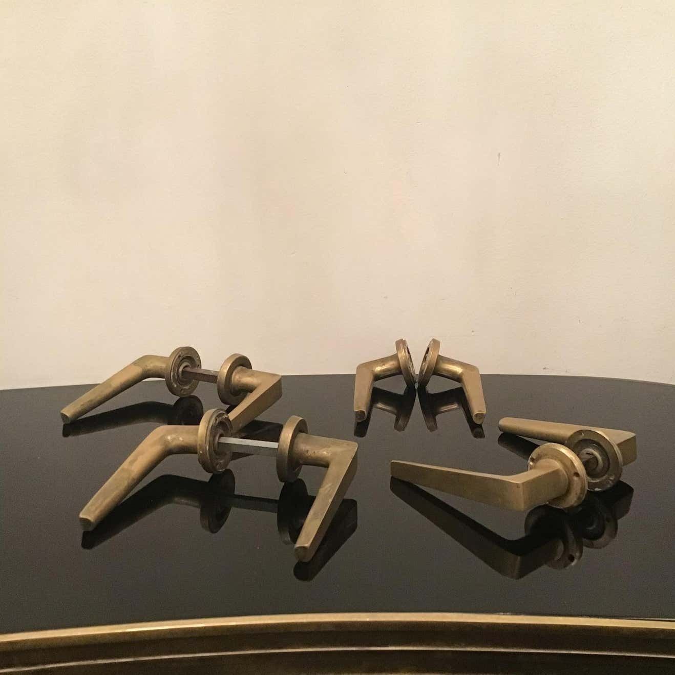 Osvaldo Borsani Handles Brass, 1950, Italy photo for sale