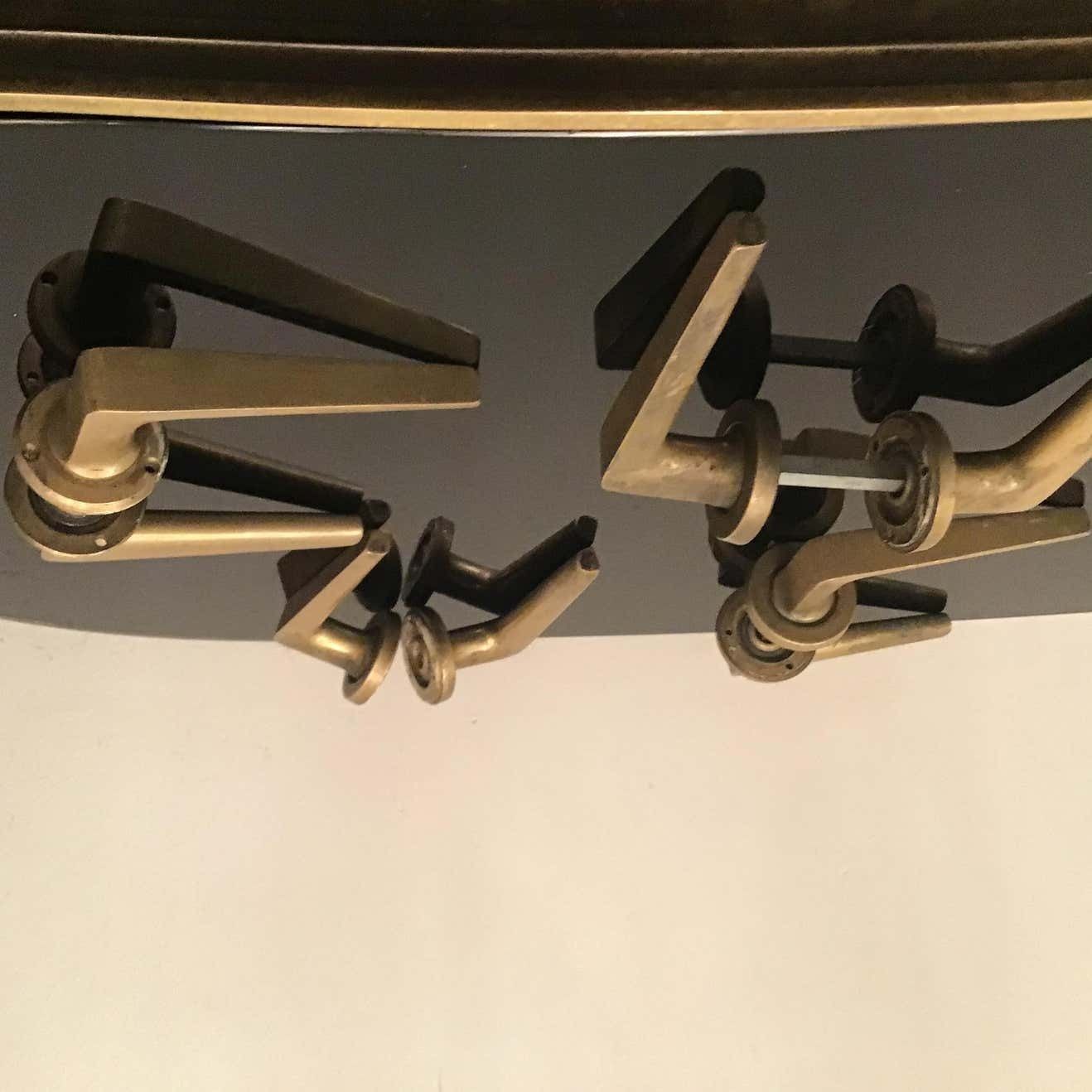 Home Fixtures Osvaldo Borsani Handles Brass, 1950, Italy photo