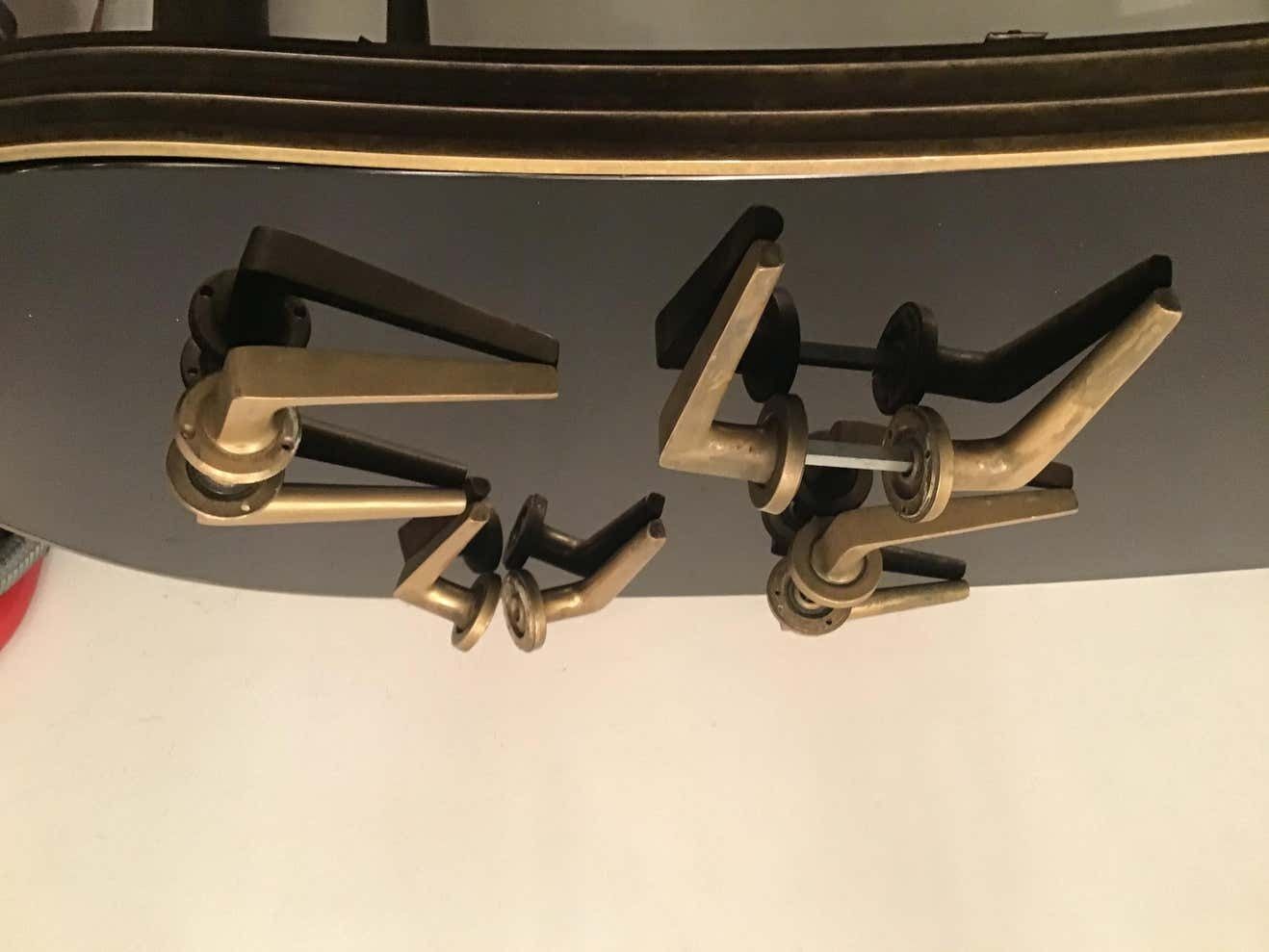543.0 Osvaldo Borsani Handles Brass, 1950, Italy photo