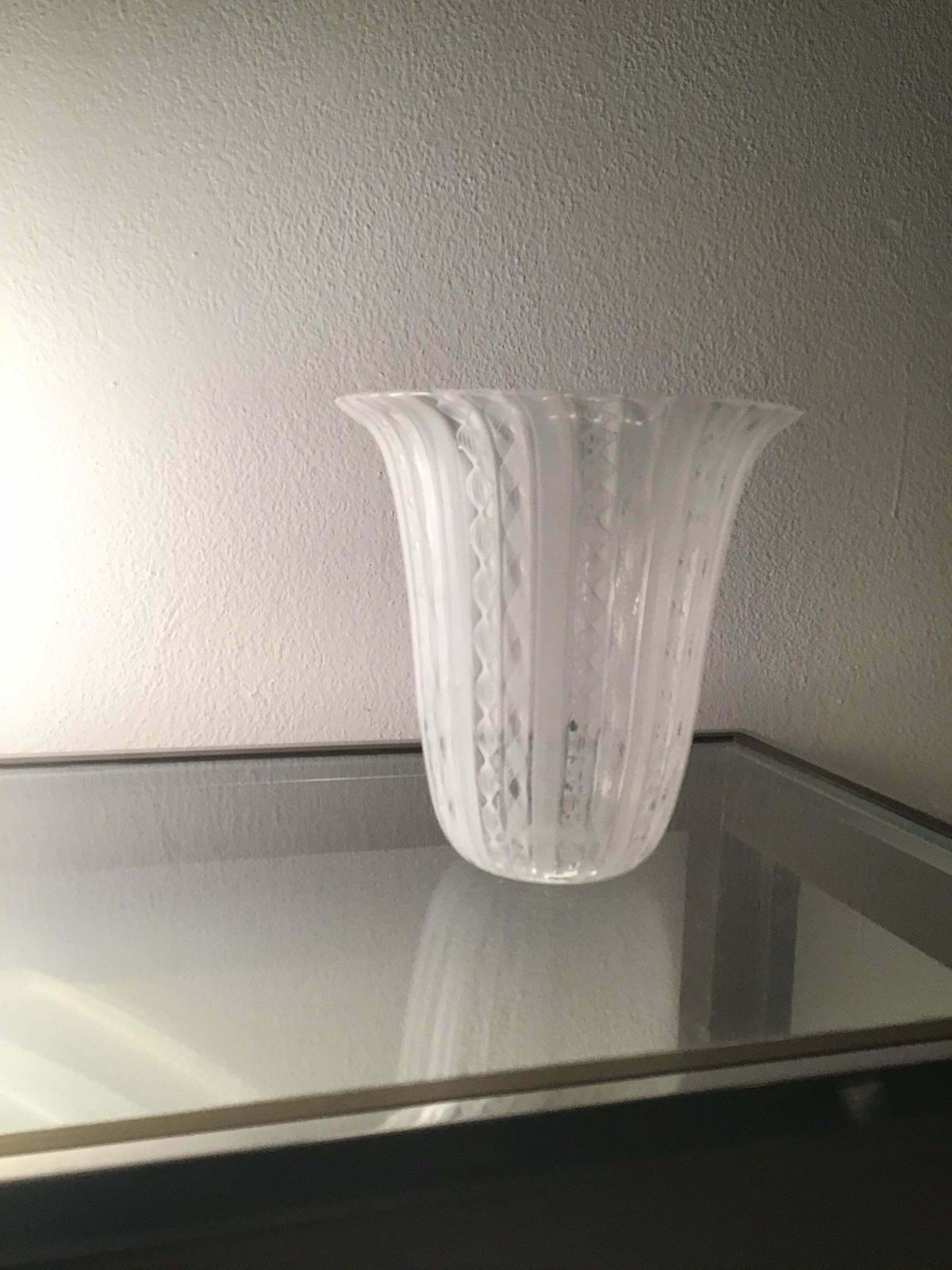 Venini Vase Zanfirico Murano Glass 1950 Italy photo furniture
