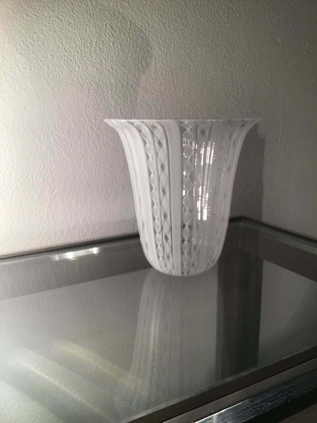 Venini Vase Zanfirico Murano Glass 1950 Italy photo 2265.0