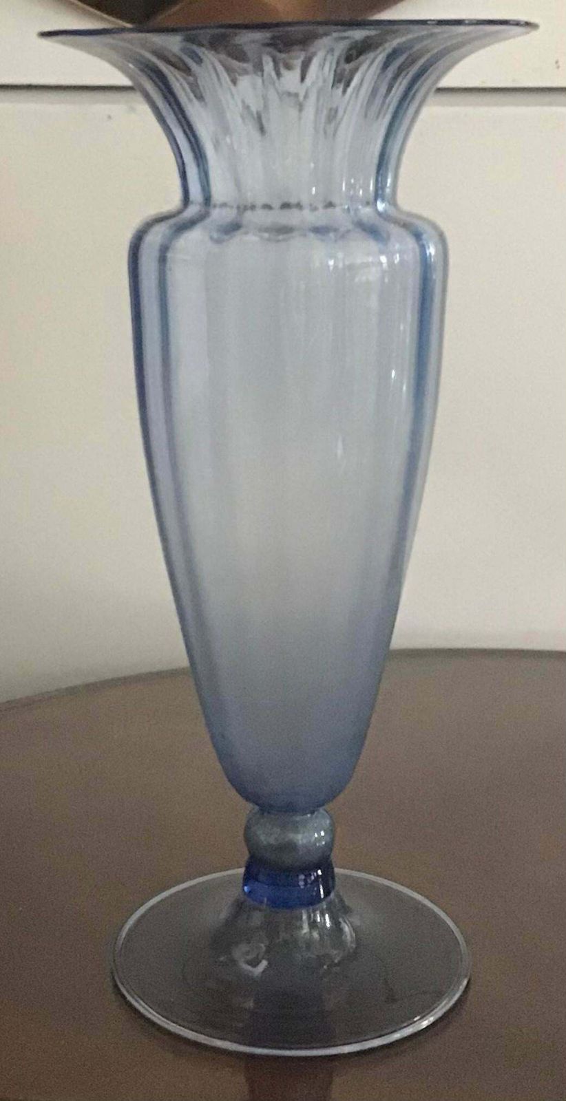 Mvm Cappellin Vase Blu Murano Glass 1925 Italy photo for sale