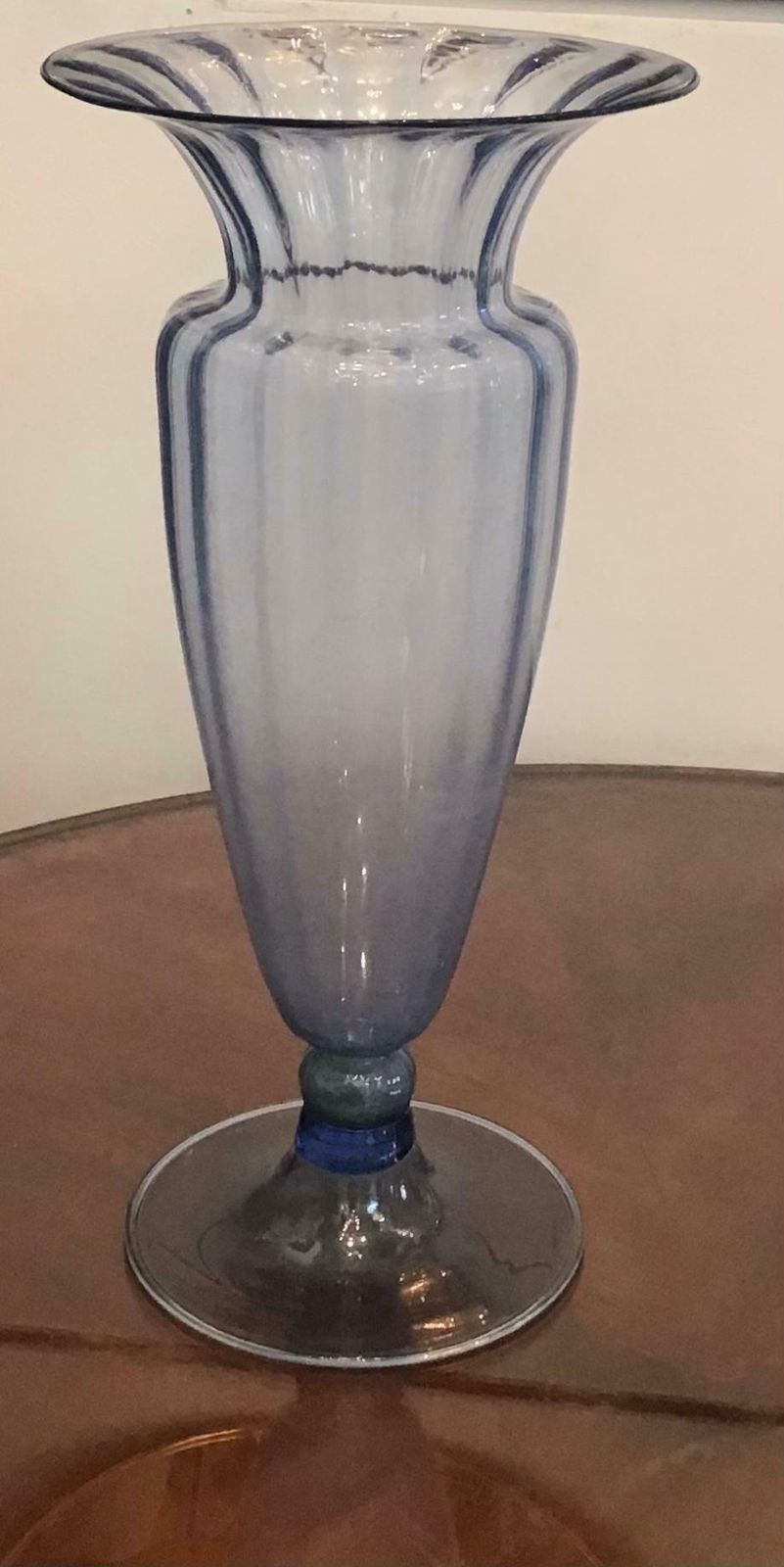 Mvm Cappellin Vase Blu Murano Glass 1925 Italy photo vinterior