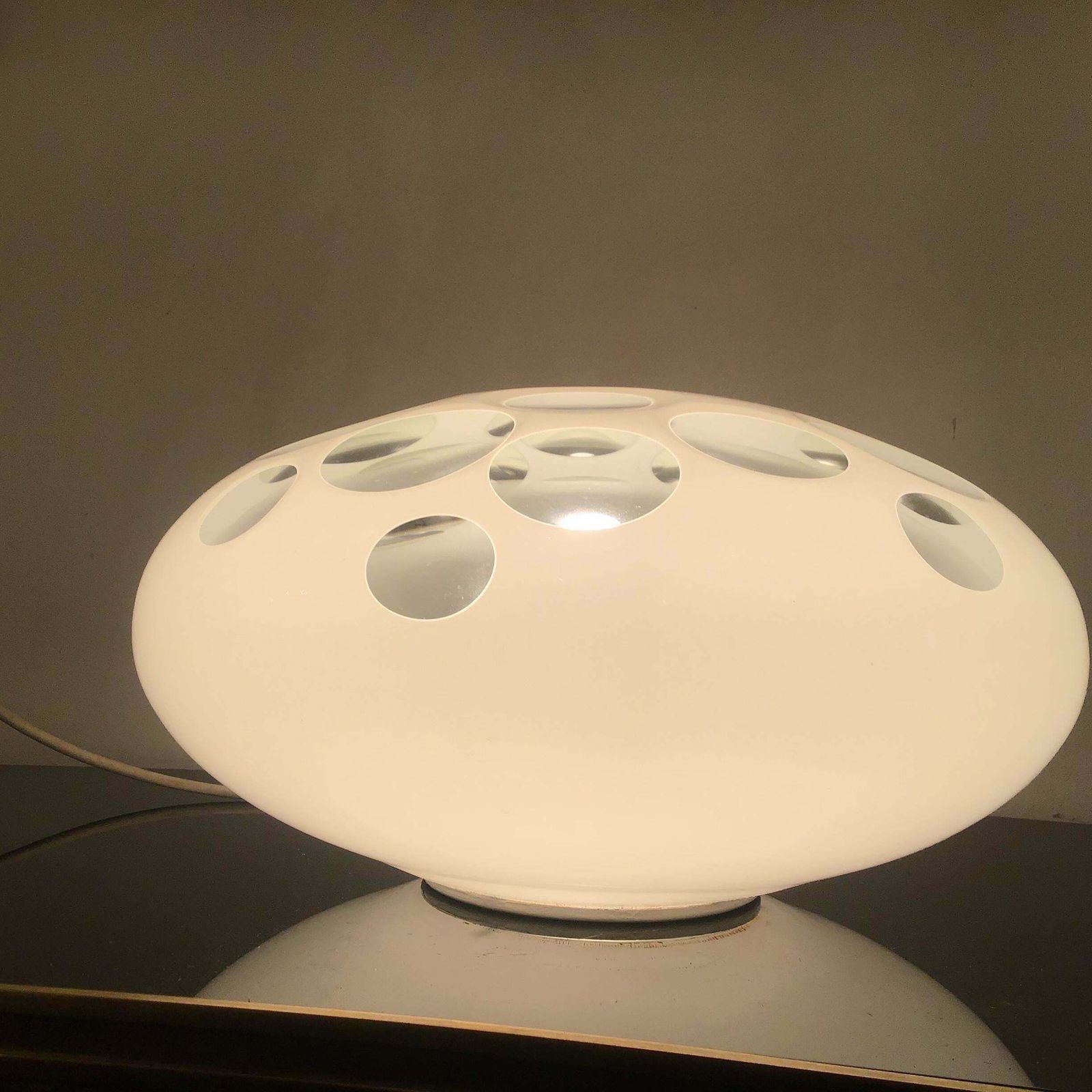 photo buy Carlo Nason Table Lamp Murano Glass Metal 1968 Italy