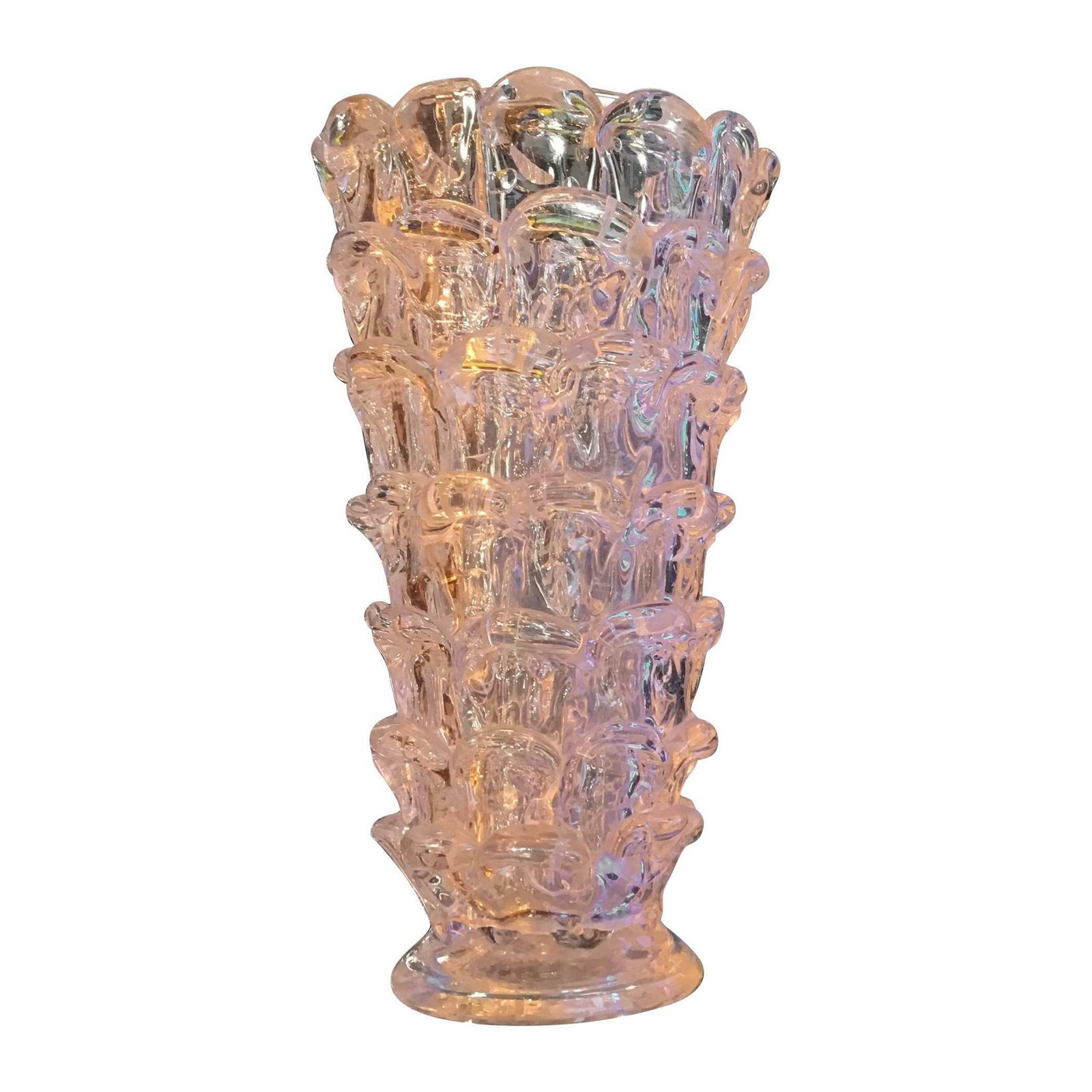 Barovier Orecchiette Vase Murano Glass 1940 Italy