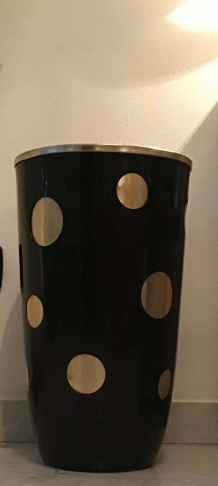 Ettore Sottsass Umbrella Stand Anodised Aluminium, 1955, Italy photo vintage