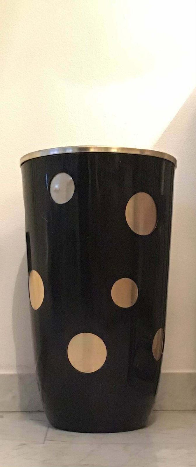 2626.0 Ettore Sottsass Umbrella Stand Anodised Aluminium, 1955, Italy photo