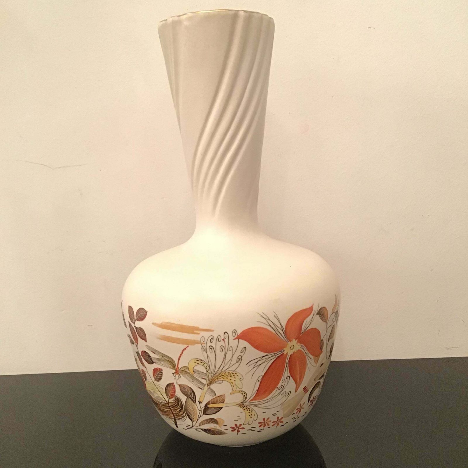 photo for sale Richard Ginori “Giovanni Gariboldi “ Ceramic Vase 1950 Italy