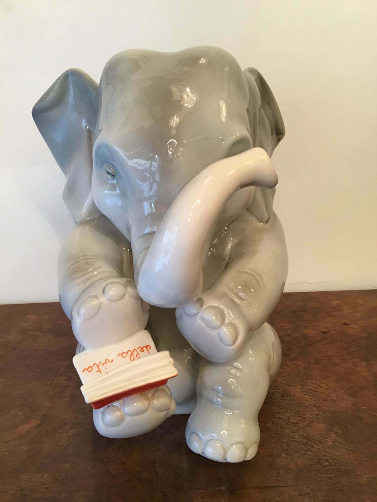 photo vinterior Lenci Ceramic Elephant 1950 Elena Scavini, Italy
