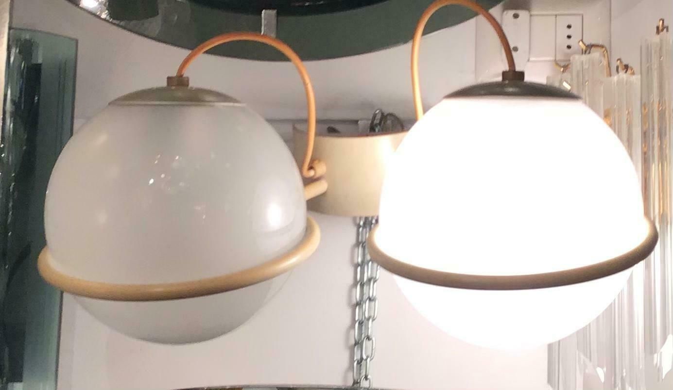 Gino Sarfatti Arteluce Sconces Metal Glass, 1955, Italy photo furniture