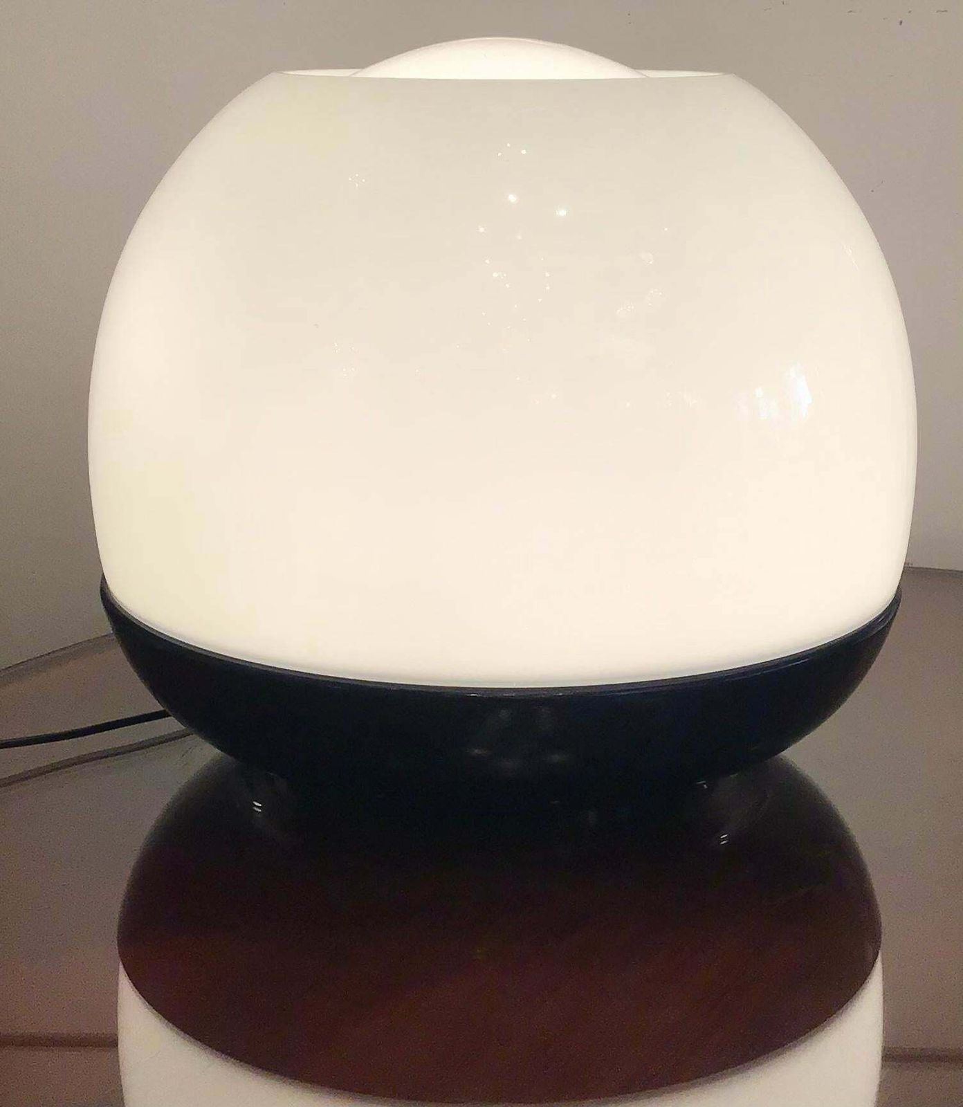 Vistosi Table Lamp Glass Metal 1965 Italy photo furniture