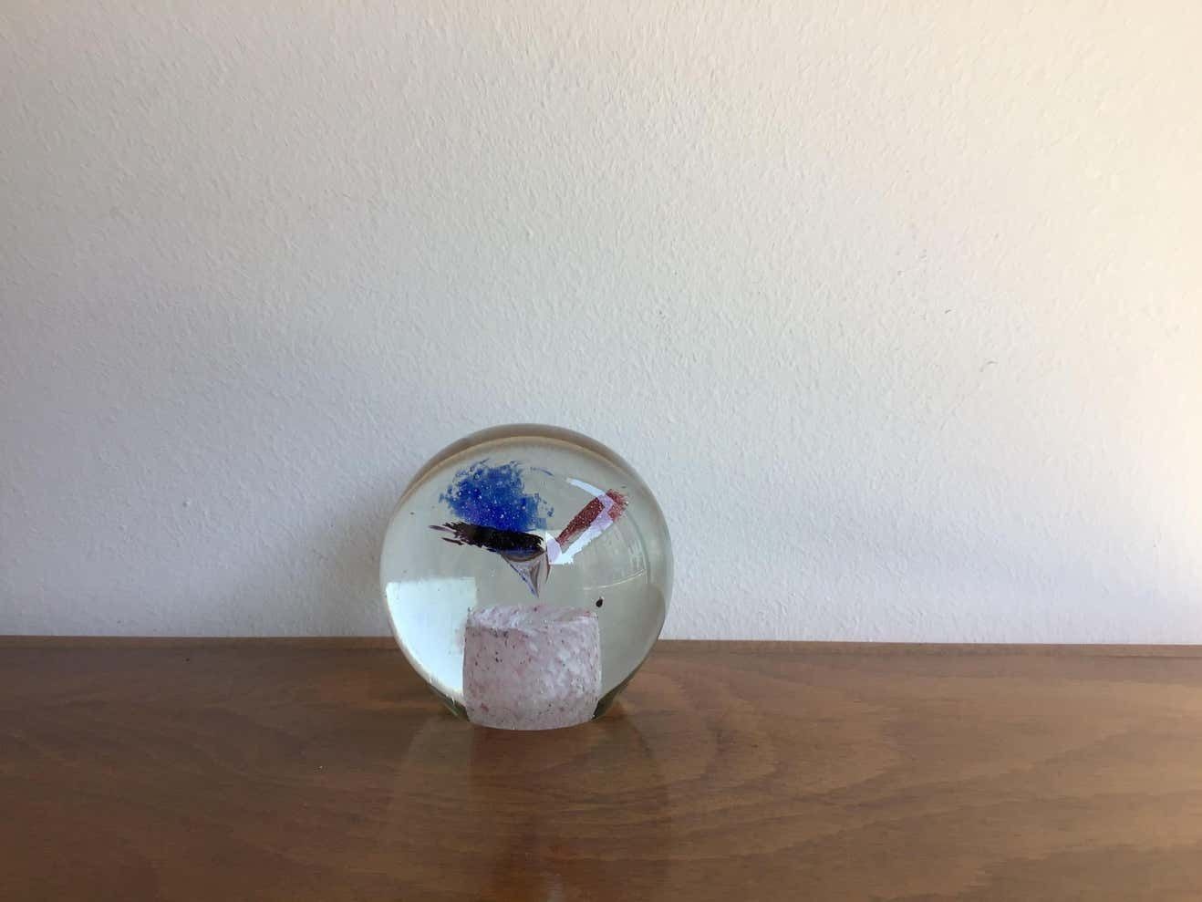 photo furniture Seguso Paperweight Murano Glass 1950 Italy