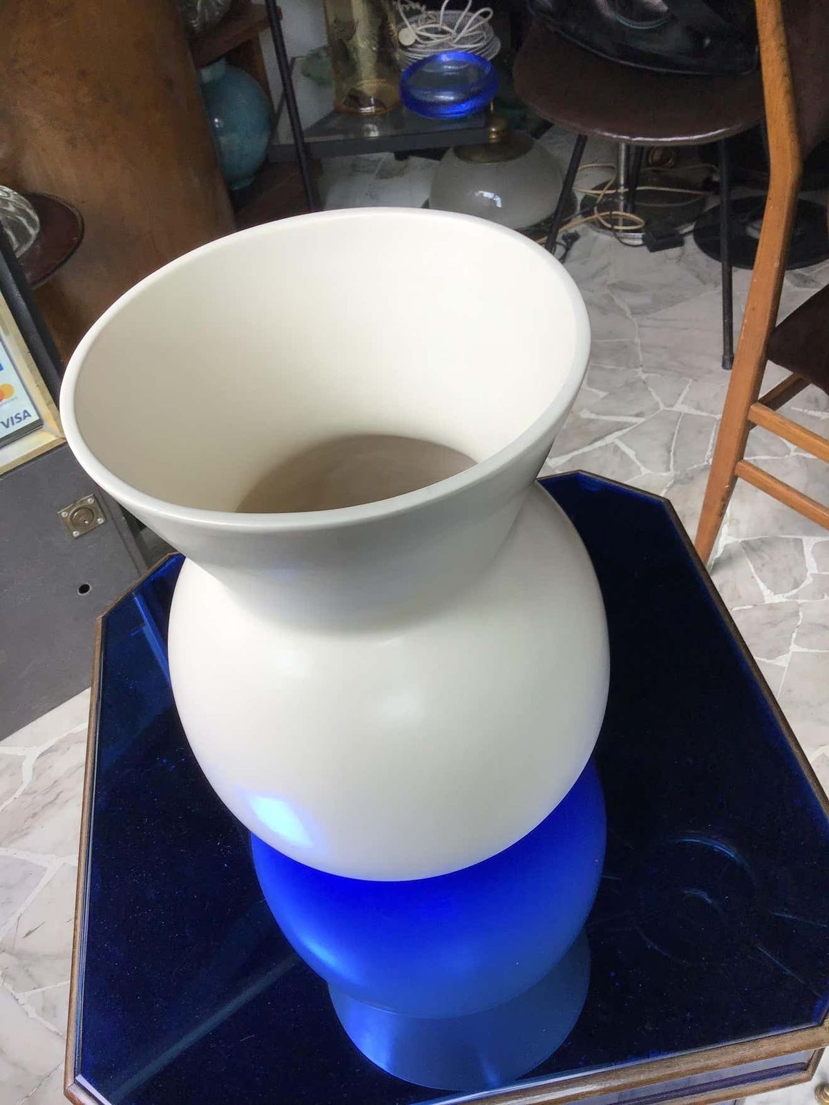 photo furniture Richard Ginori Giovanni Gariboldi Vase Ceramic 1950 Italy