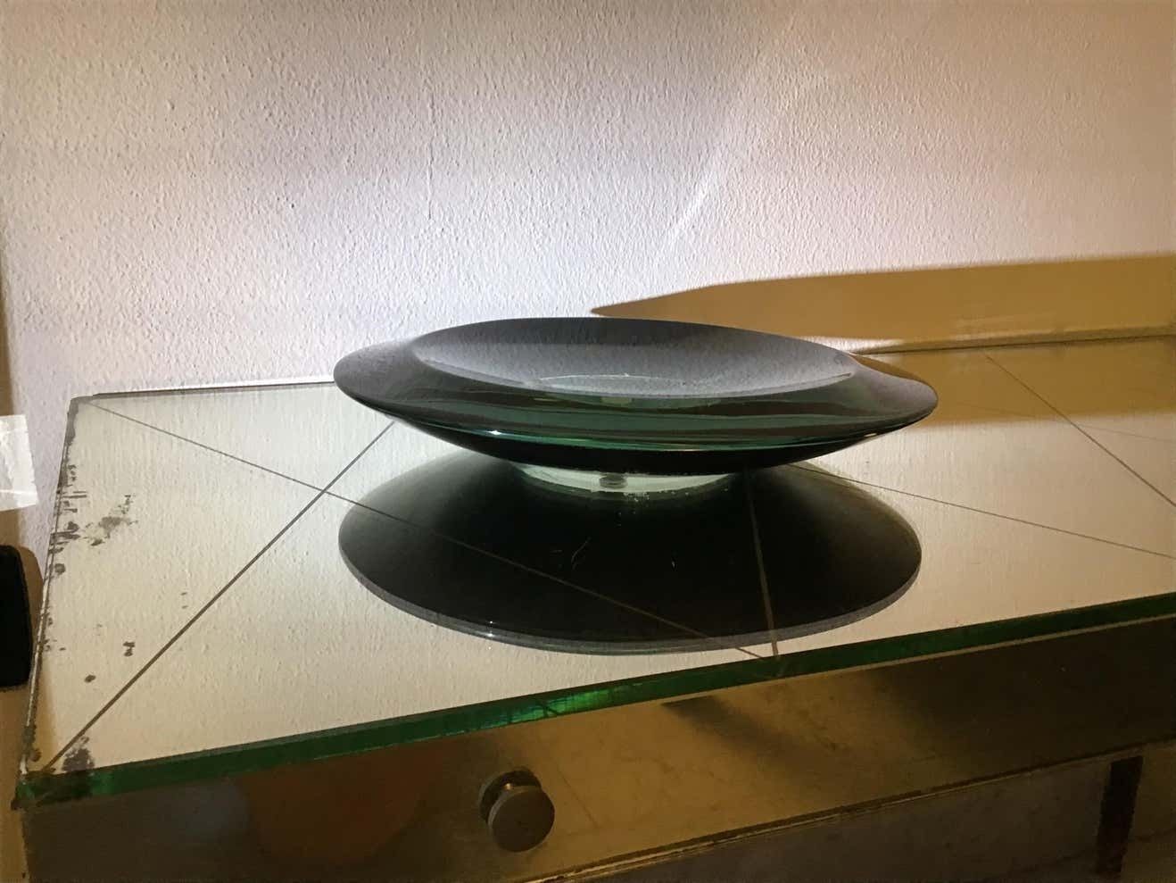Fontana Arte Coppa Cristallo Grosso Spessore Curvato, 1959, Italy photo furniture
