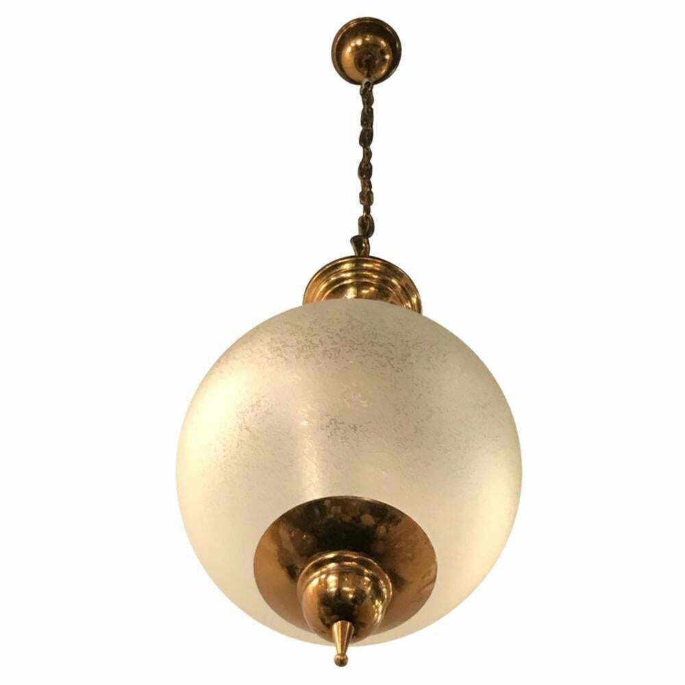 Azucena Luigi Caccia Dominioni Brass Glass, 1950, Italy photo vintage