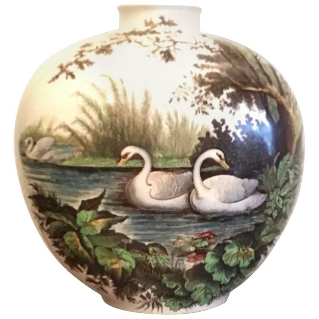 Richard Ginori Giovanni Gariboldi Vase Ceramic, 1950, Italy