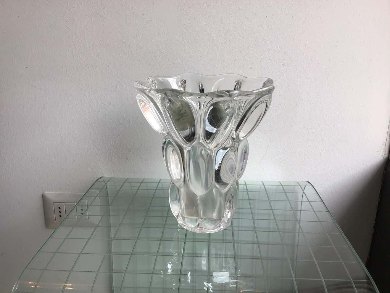 France Vase Bugnoni, 1940 Glass, France photo 1177.0