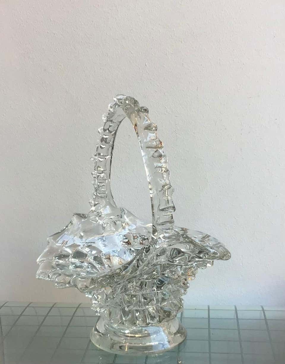 photo for sale Barovier E Toso Centrepiece “Rostrato” Murano Glass, 1940, Italy