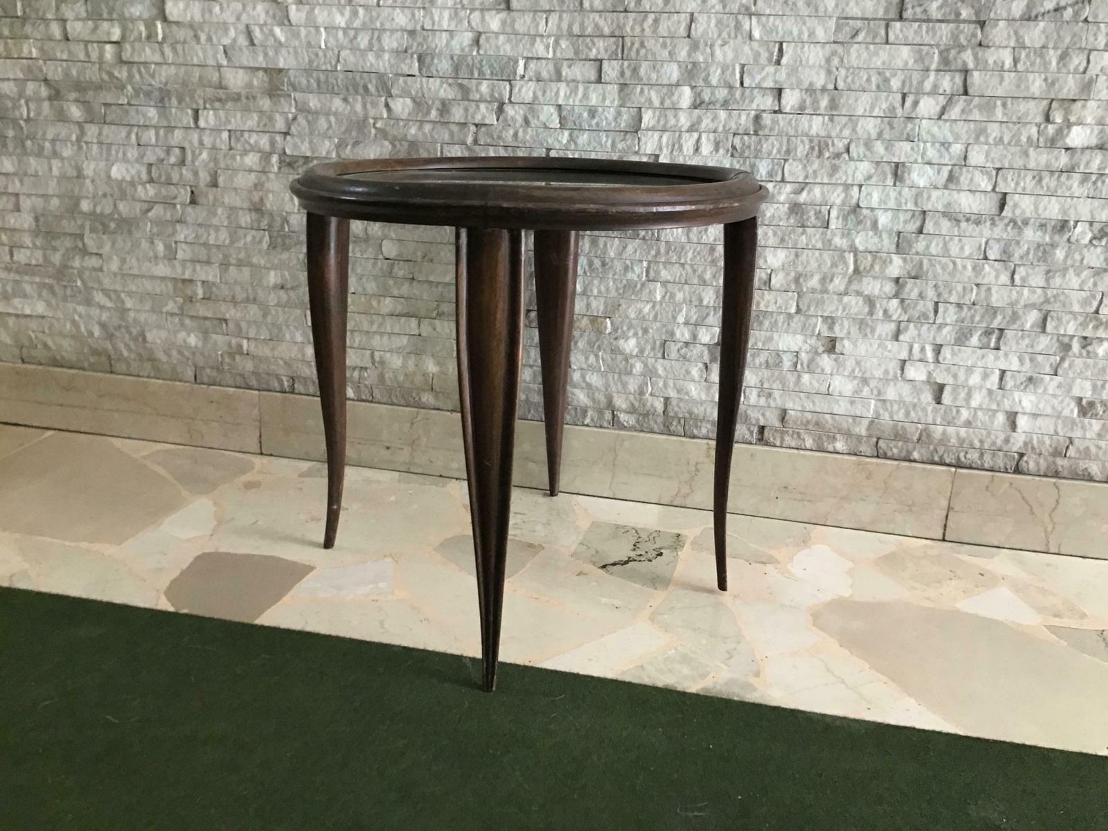photo furniture Osvaldo Borsani Tea Table Wood Glass, 1940, Italy