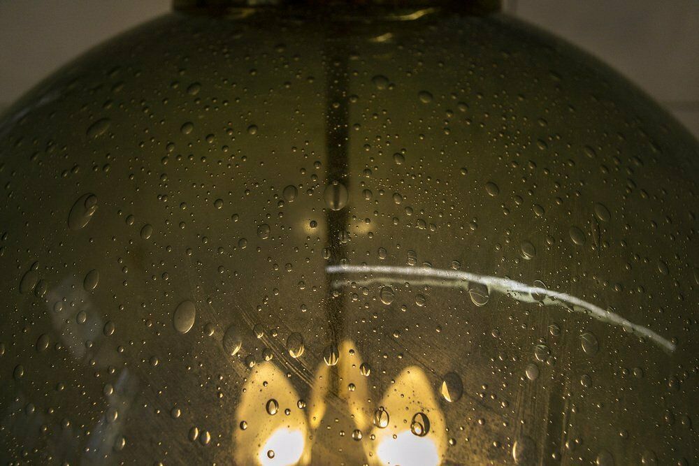 Table Lamp In Brass And Blown Glass By Luigi Caccia Dominioni, 1960s photo 1768.0