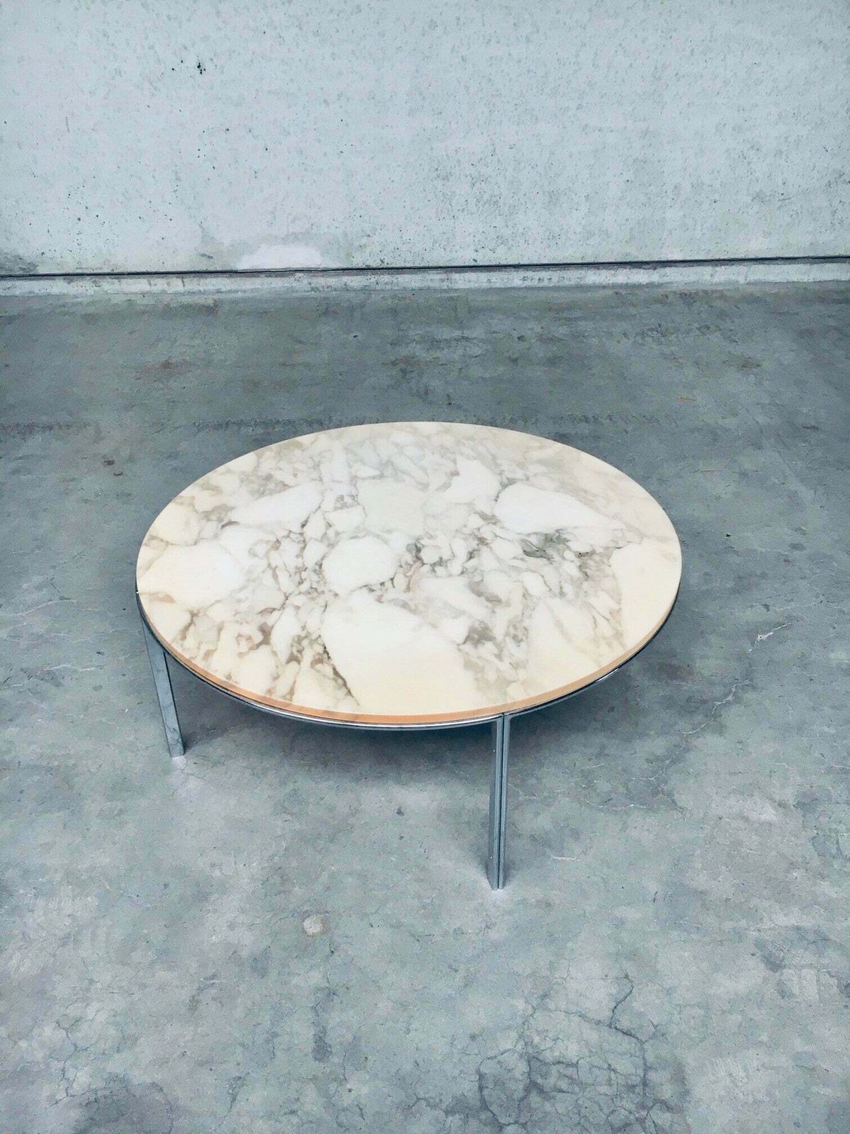 Furniture Midcentury Modern Italian Design Marble Coffee Table, 1960's Italy photo