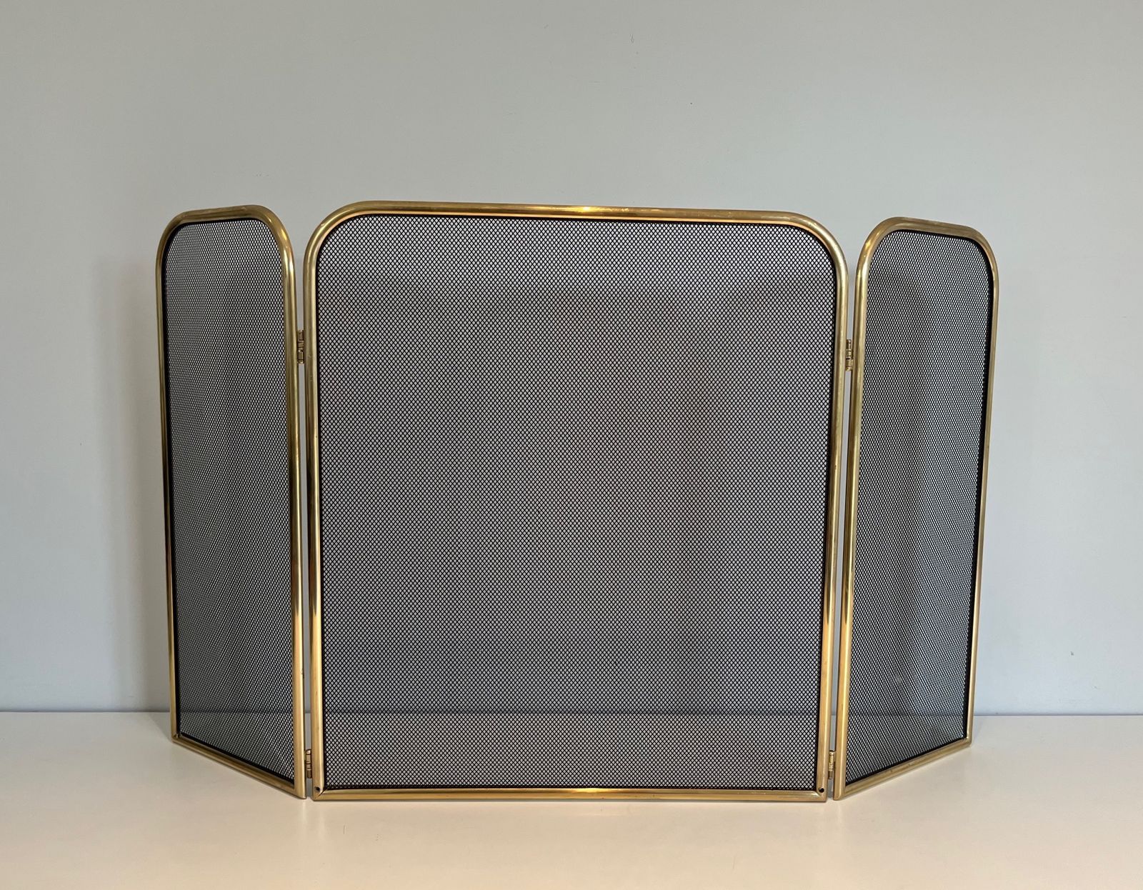 Brass Fire Screen And Wire Mesh photo for sale