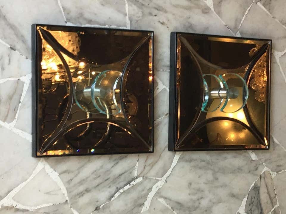 Fontana Arte Coat Hanger For Entrance Or Bathroom Metal Crome Wood Glass 1970 It photo 679.0