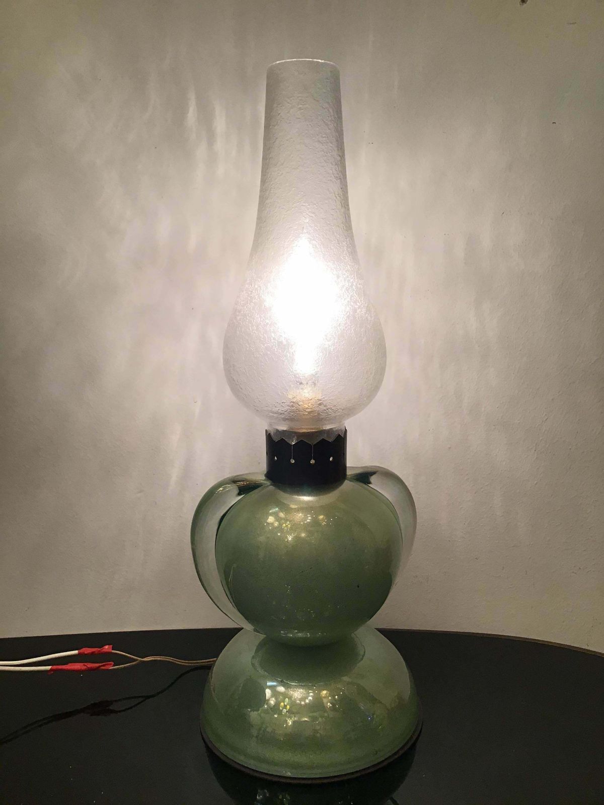 Archimede Segusoseguso Table Lamp Brass Murano Glass 1959 Italy photo buy
