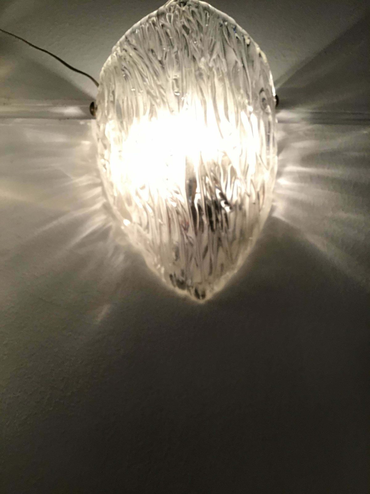 Venini Toni Zuccheri Sconces Murano Glass Brass 1952 Italy photo vinterior