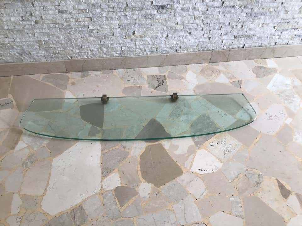 photo furniture Fontana Arte Consolle Brass Glass, 1950, Italy