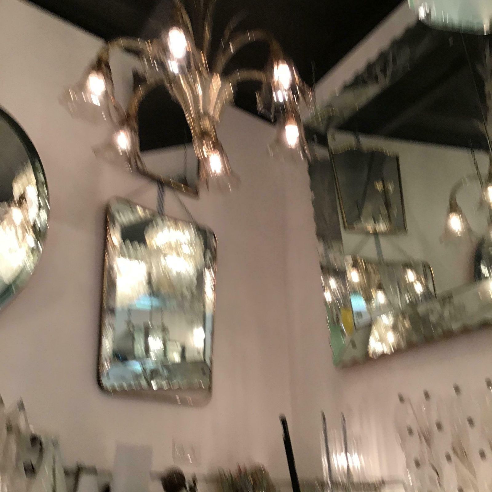 Venini Chandelier Murano Glass Iron 1940 Italy photo 4972.0
