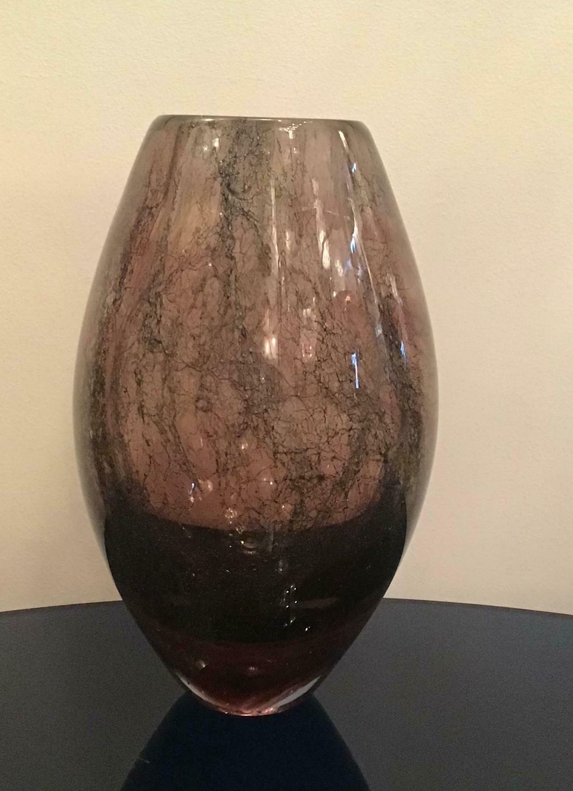 Seguso “ Flavio Poli” Vase Murano Glass 1955 Italy photo Home Decor