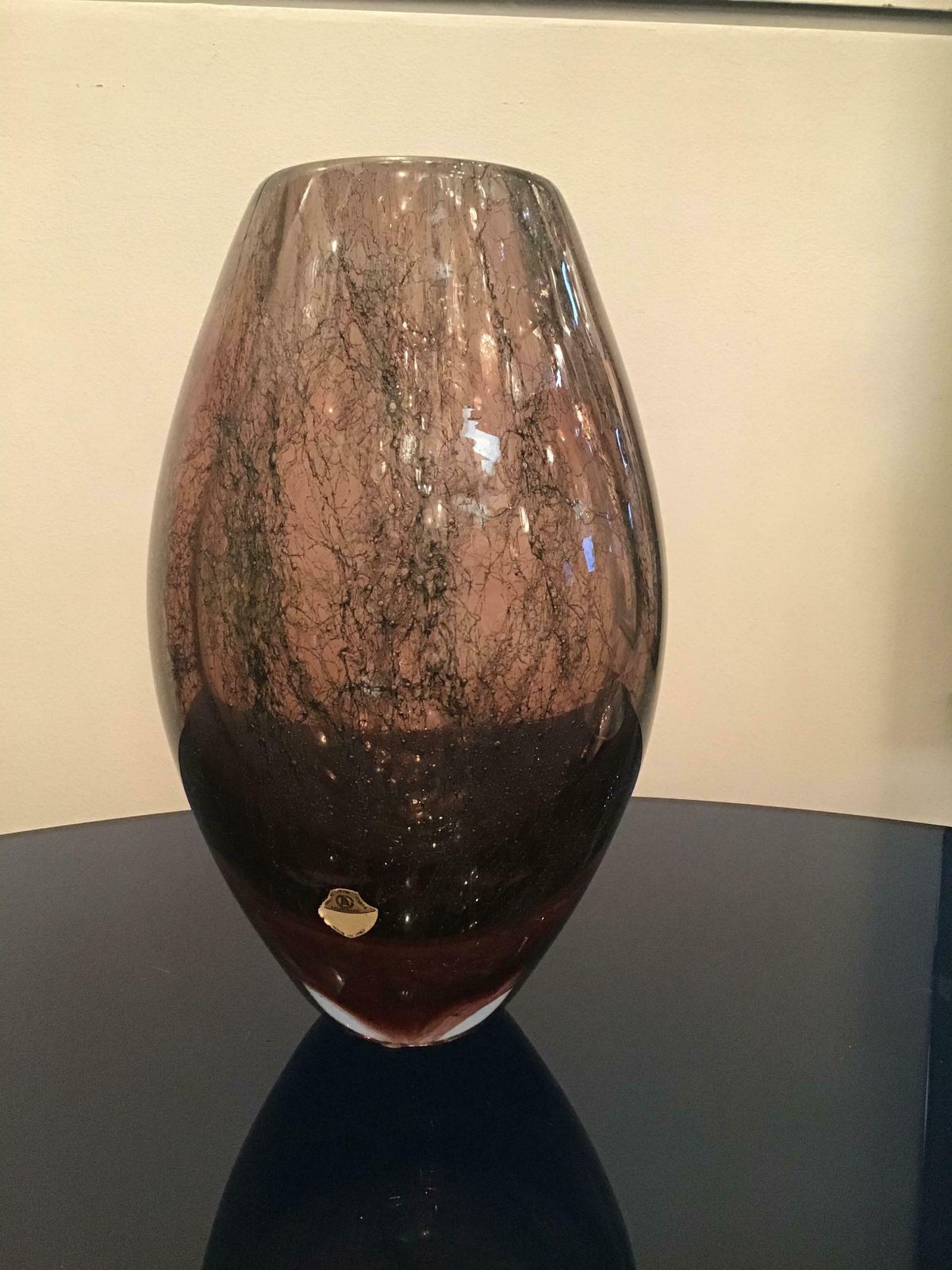 photo for sale Seguso “ Flavio Poli” Vase Murano Glass 1955 Italy
