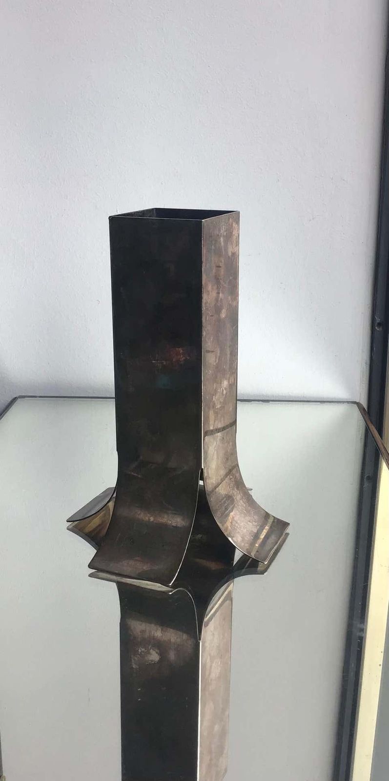 Lino Sabattini Vase Metal, 1970, Italy photo buy