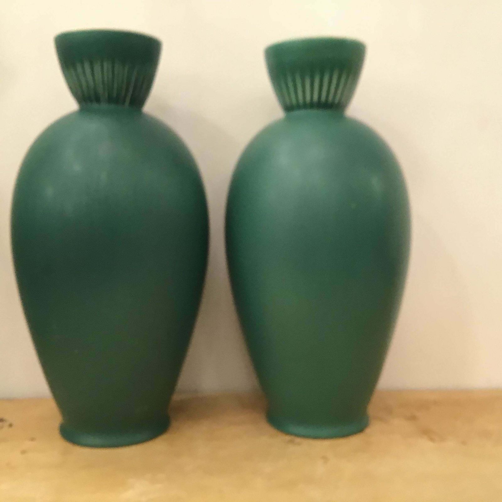 photo vinterior Richard Ginori “”Giovanni Gariboldi “ Vases Ceramic 1950 Italy