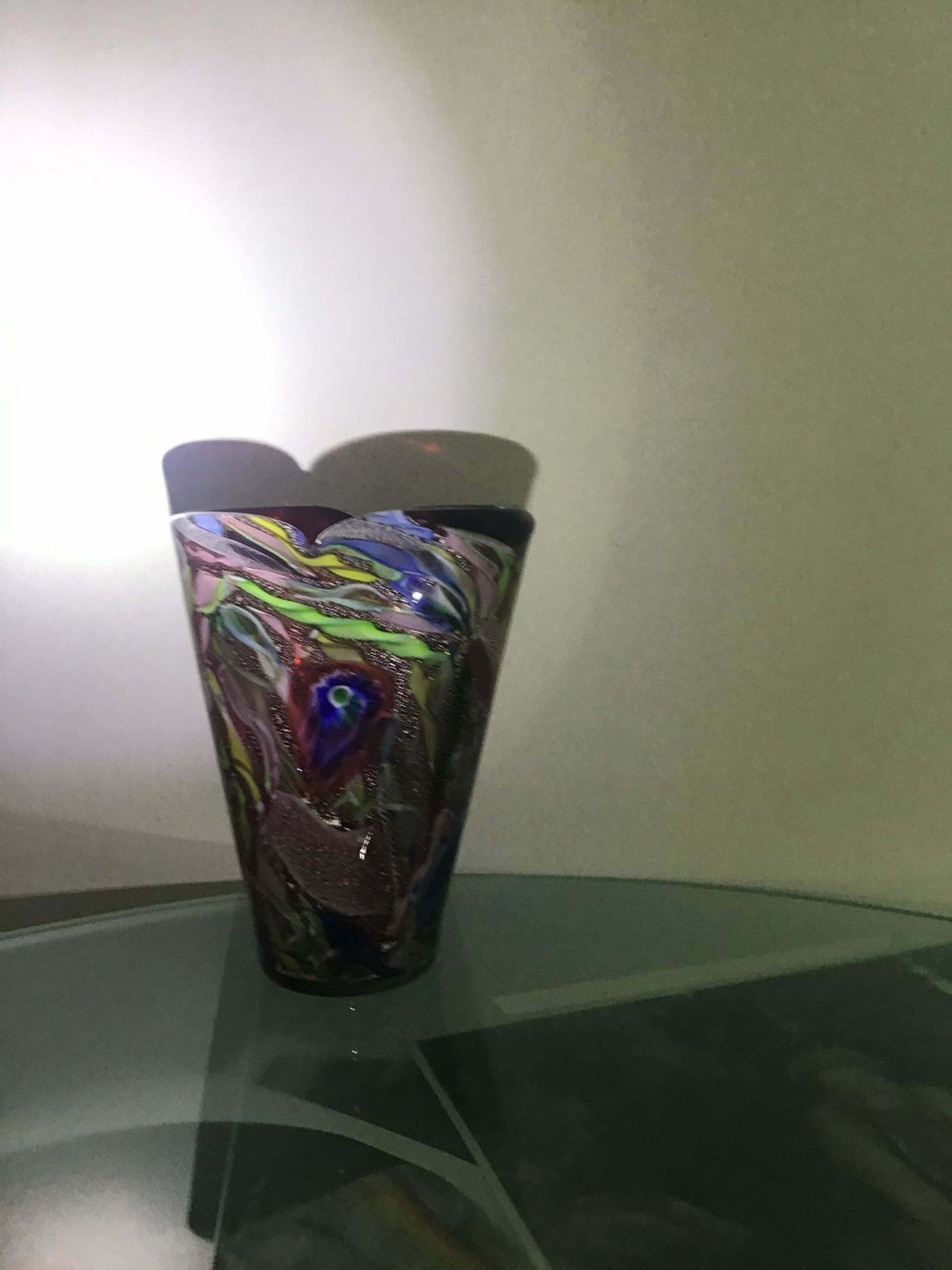 Aureliano Toso #Dino Martens# Vase Murano Glass 1950 Italy photo Home Decor