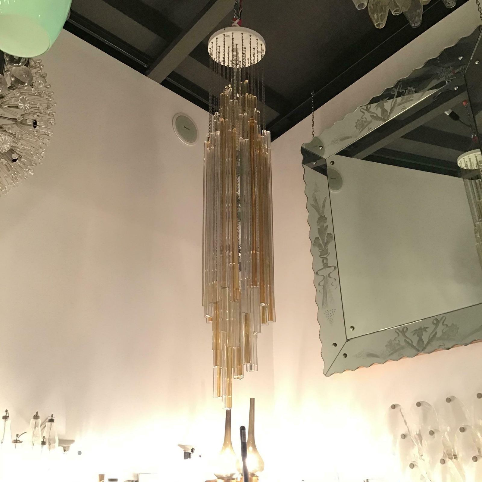Venini “Triloba” Murano Glass Brass Model 963, 1965, Italy photo 13561.0
