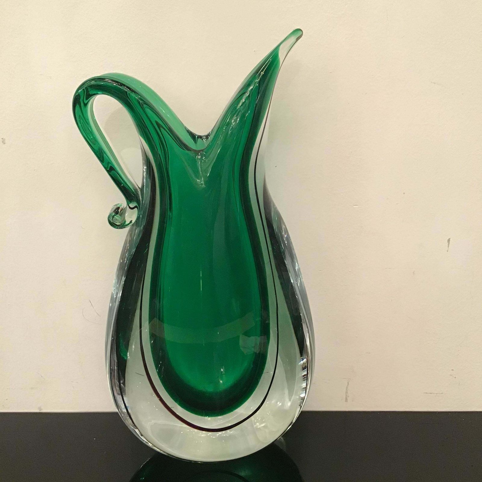 Flavio Poli Vase Murano Glass, 1955, Italy photo Home Decor