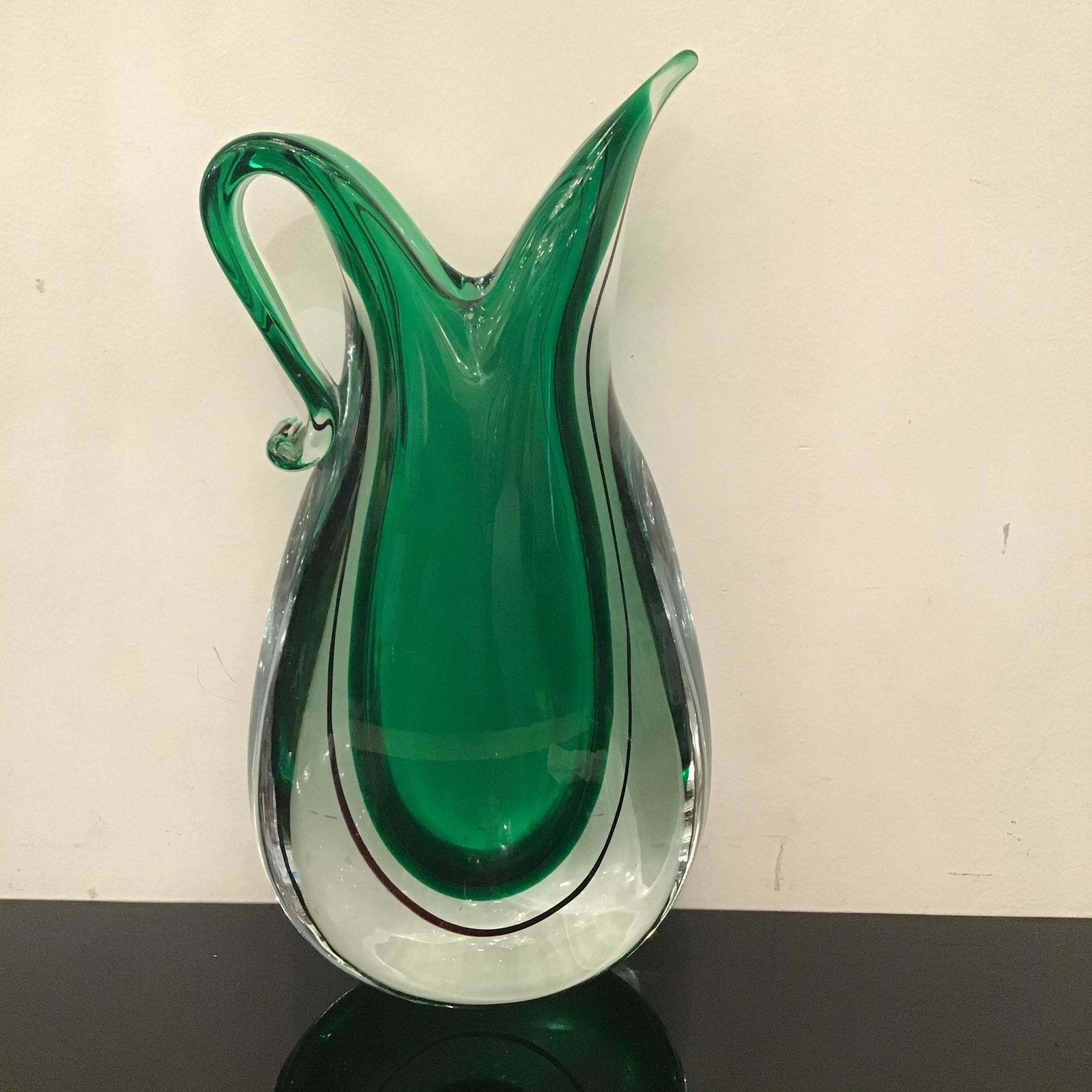 Flavio Poli Vase Murano Glass, 1955, Italy photo buy