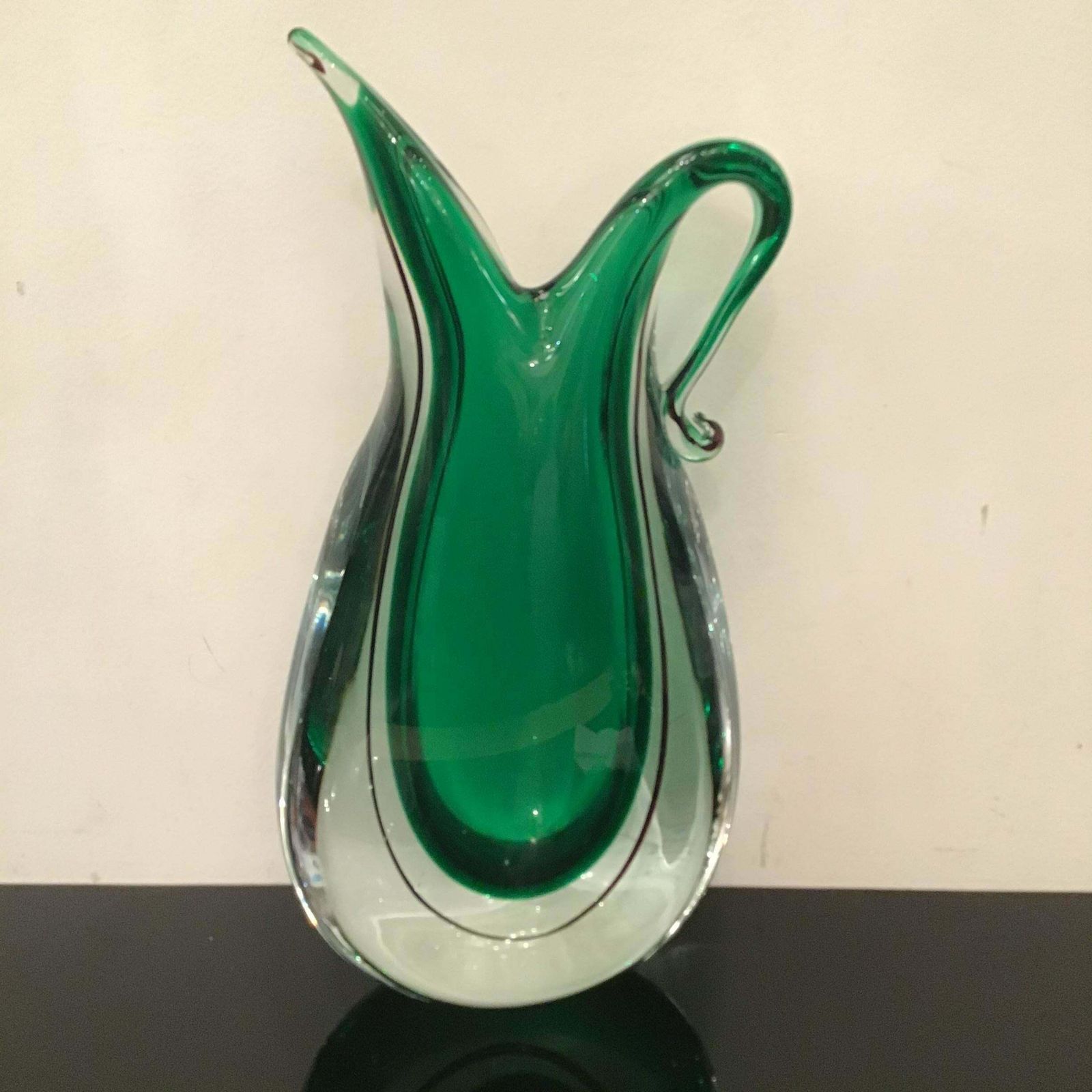 Home Decor Flavio Poli Vase Murano Glass, 1955, Italy photo