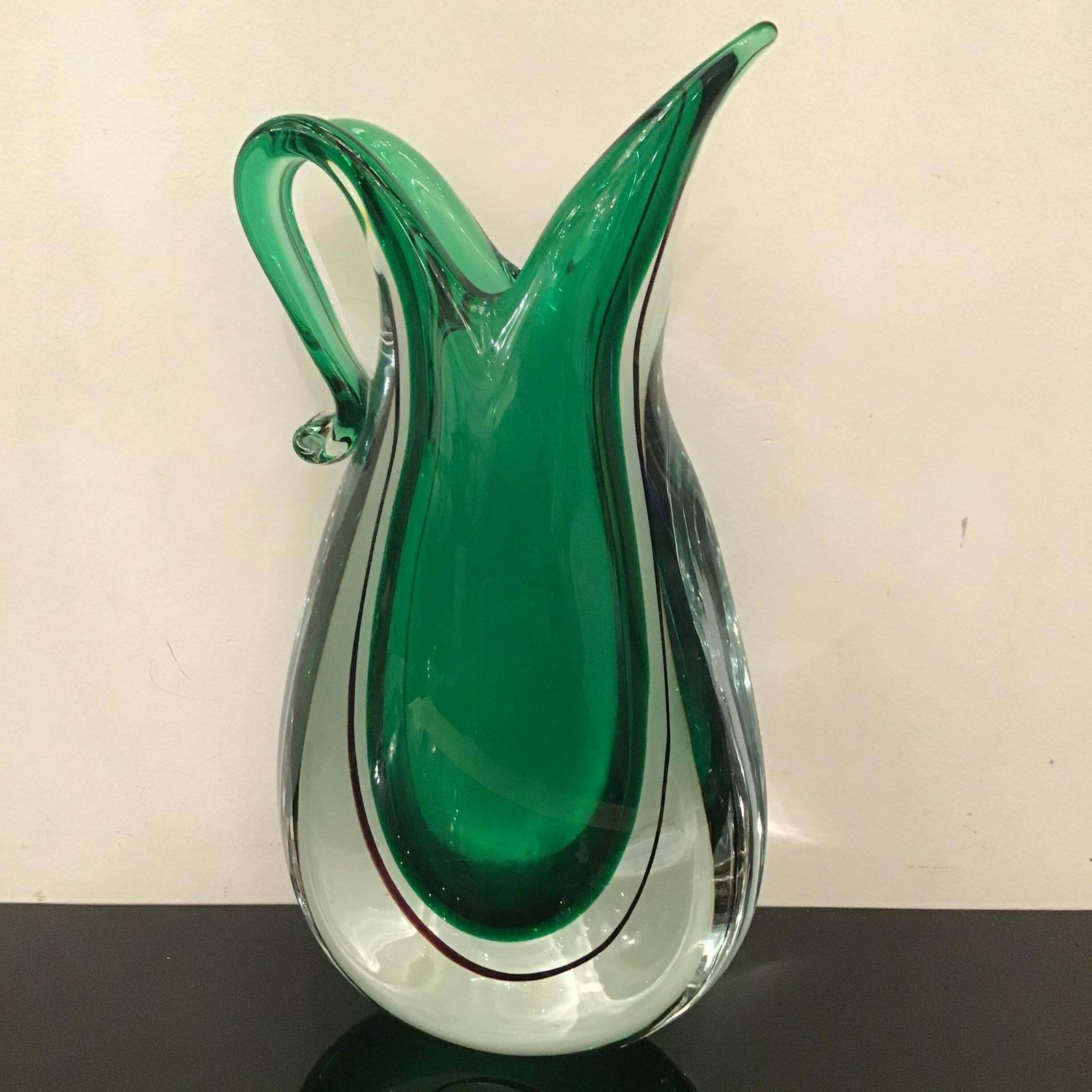photo vintage Flavio Poli Vase Murano Glass, 1955, Italy